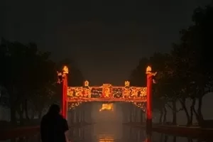 动画短片集《浮岛纪事》里漂浮在半空的岛屿群