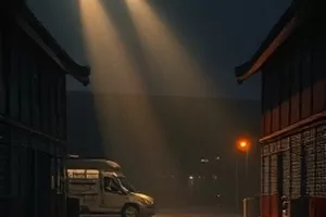 科幻剧《第七次日落》里气象站屋顶望向最后一次日落的镜头