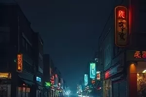 科幻剧《回声走廊》中灯光延伸至尽头的狭长走廊